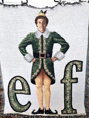 Warner Bros. Buddy the Elf Woven Tapestry Throw Blanket